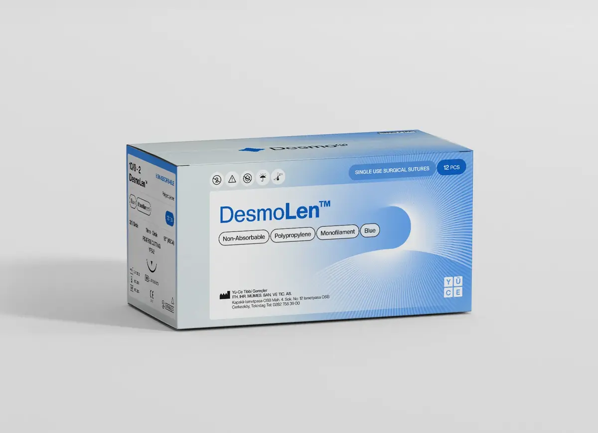 DesmoLen surgical suture product packaging